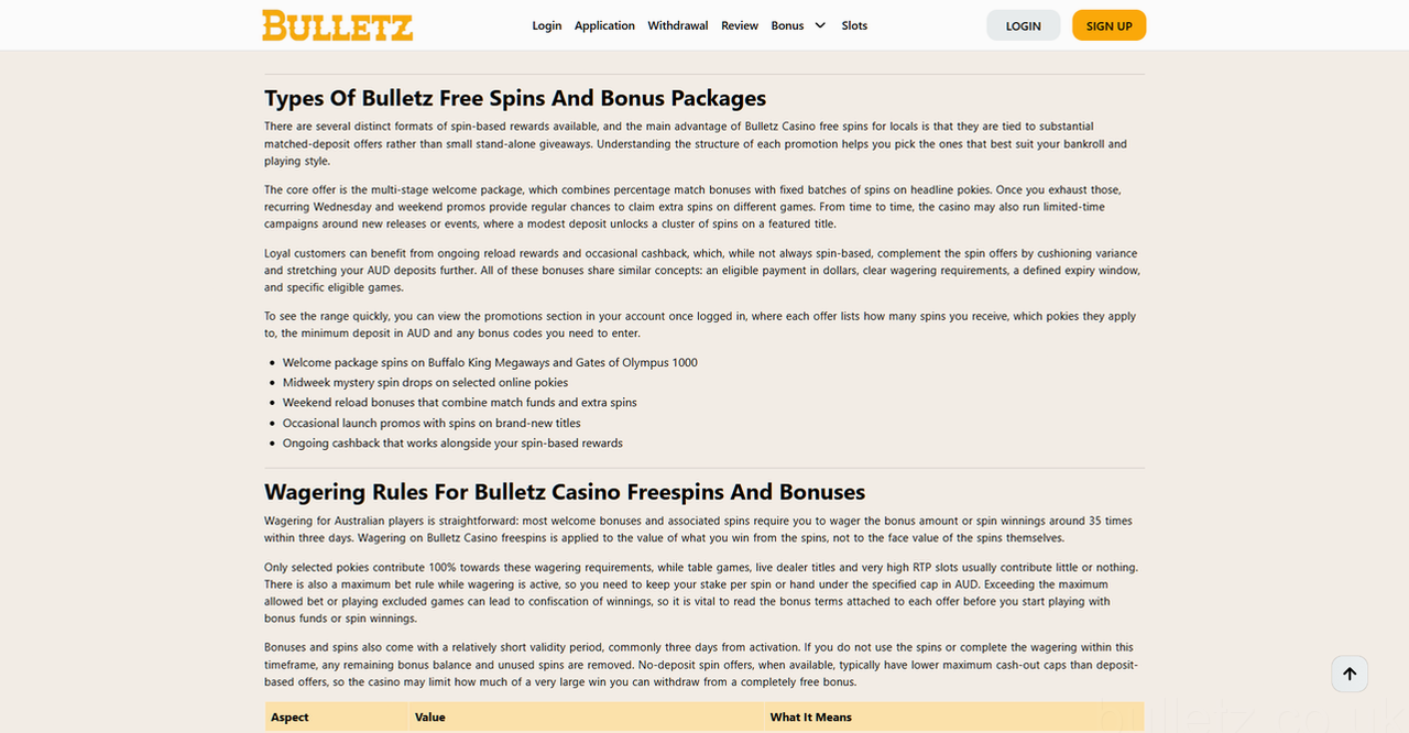 Bulletz Casino Casino
